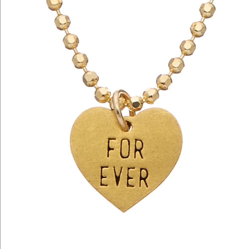 Dogeared “Forever” heart necklace 💖